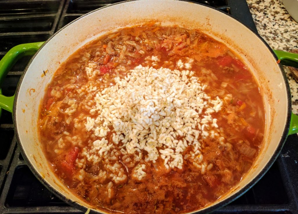 Stuffed Cabbage Soup | thegreengiraffeeats.com