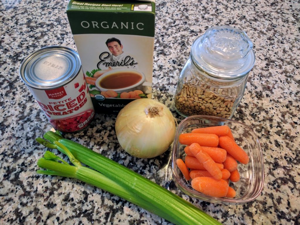 Crock Pot French Lentil Soup | thegreengiraffeeats.com