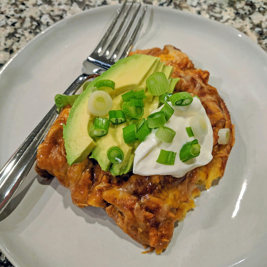 Chicken Tamale Enchilada Casserole