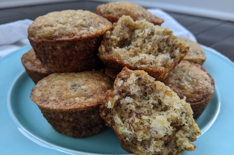 Banana Hemp Heart Muffins