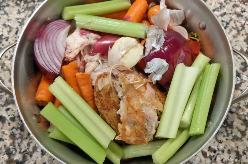 Homemade Rotisserie Chicken Stock