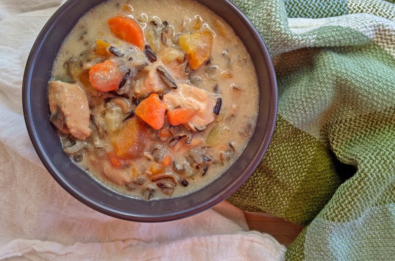 Instant Pot Chicken Wild Rice Soup