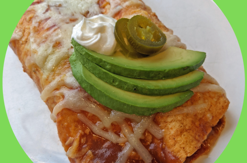 Cheesy Beef and Pepper Jack Enchiladas